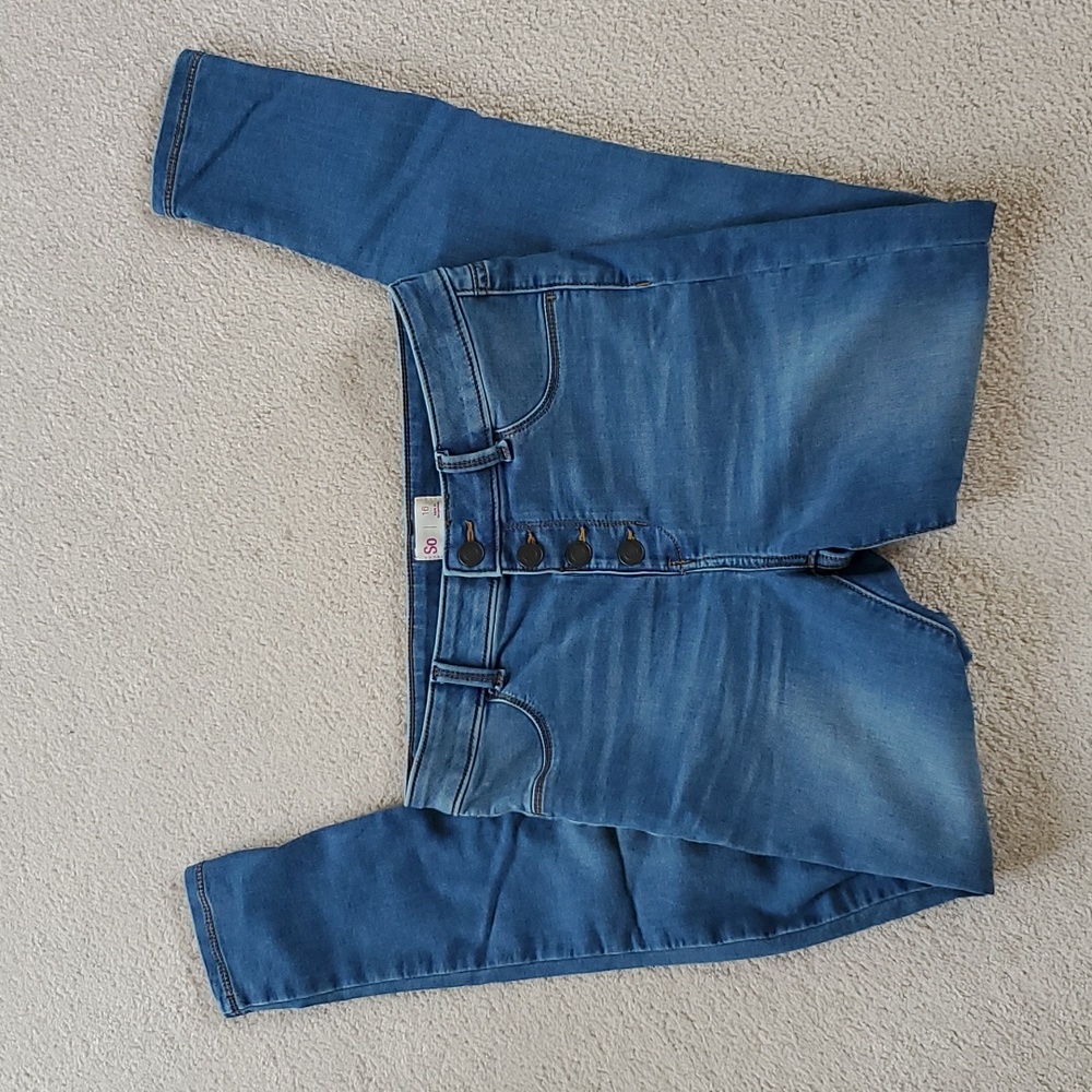 SO * mid rise jeggings / skinny jeans